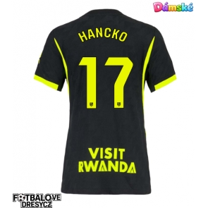 Atletico Madrid David Hancko #17 Dámské Venkovní Dres 2026-27 Krátký Rukáv
